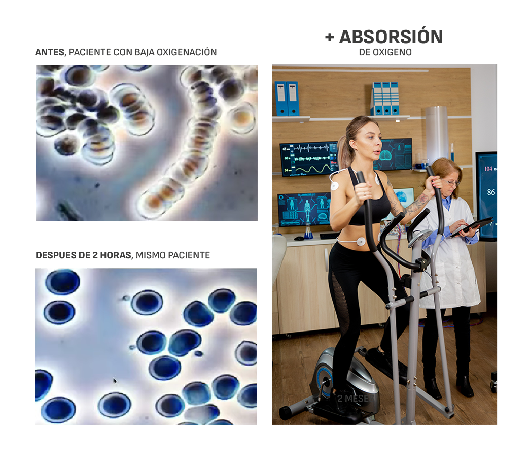 incrementa Oxigenación